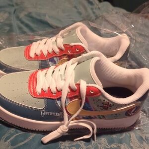 Grateful Dead Women's Sneakers in Green, White and Yellow